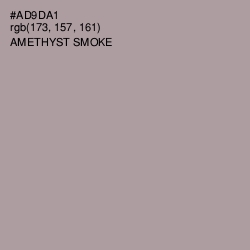 #AD9DA1 - Amethyst Smoke Color Image